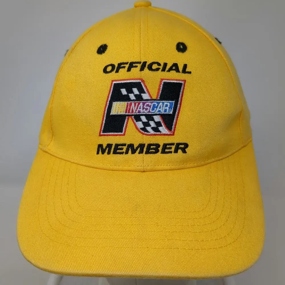 Touchstone NASCAR Official Member VIP Access Yellow One Size Baseball Cap Hat